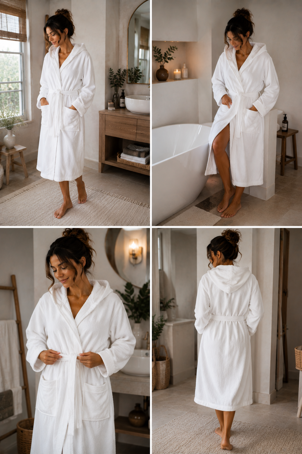 PEIGNOIR DE BAIN MIXTE